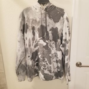 Nike Sportswear Club Men's French Terry Pullover Hoodie Tie Dye Size L NWT